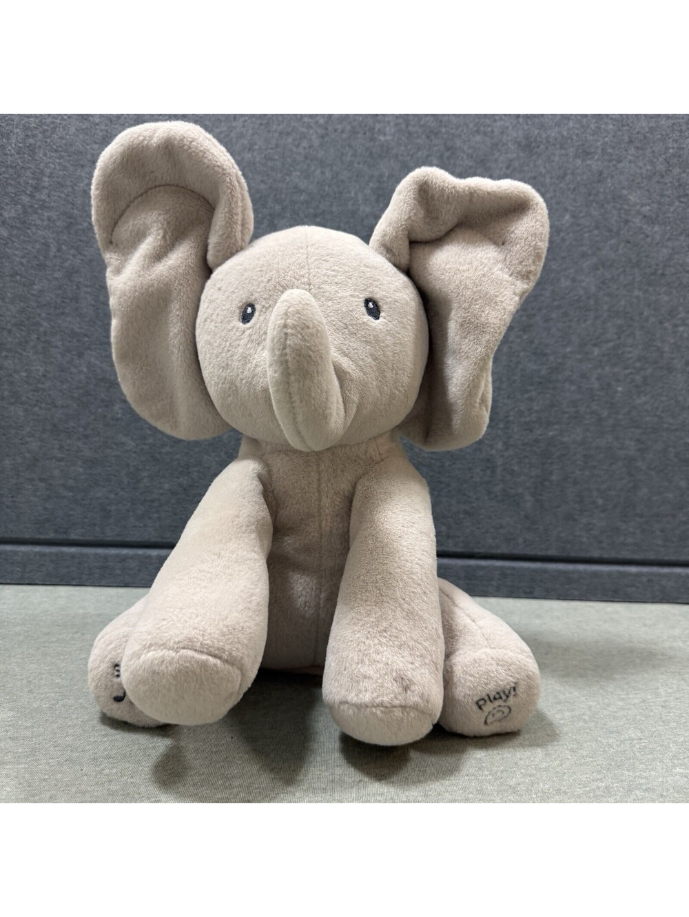 GUND Baby Flappy the Elephant Musical Plush Peek-a-Boo Game Singing Mode